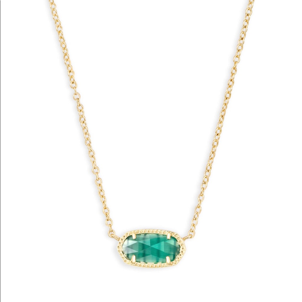 Kendra Scott - Elisa Pendant Necklace - Emerald